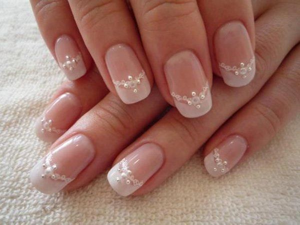 Lacey Wedding Nail Idea Модные тенденции в свадебном маникюре 2016: как подчеркнуть образ счастливой невесты?