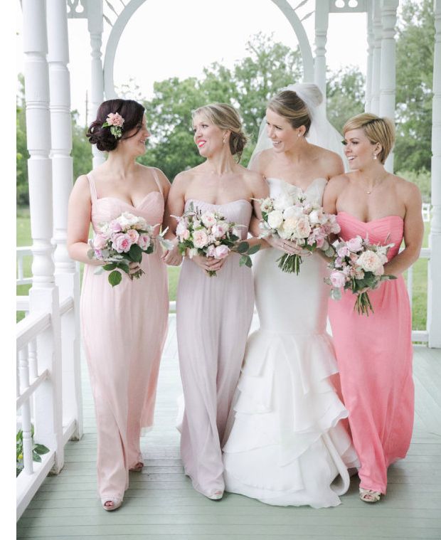 Tulle Bridesmaid Dresses Trend 2016 Pink Summer Стильные и оригинальные идеи для подружек невесты 2016