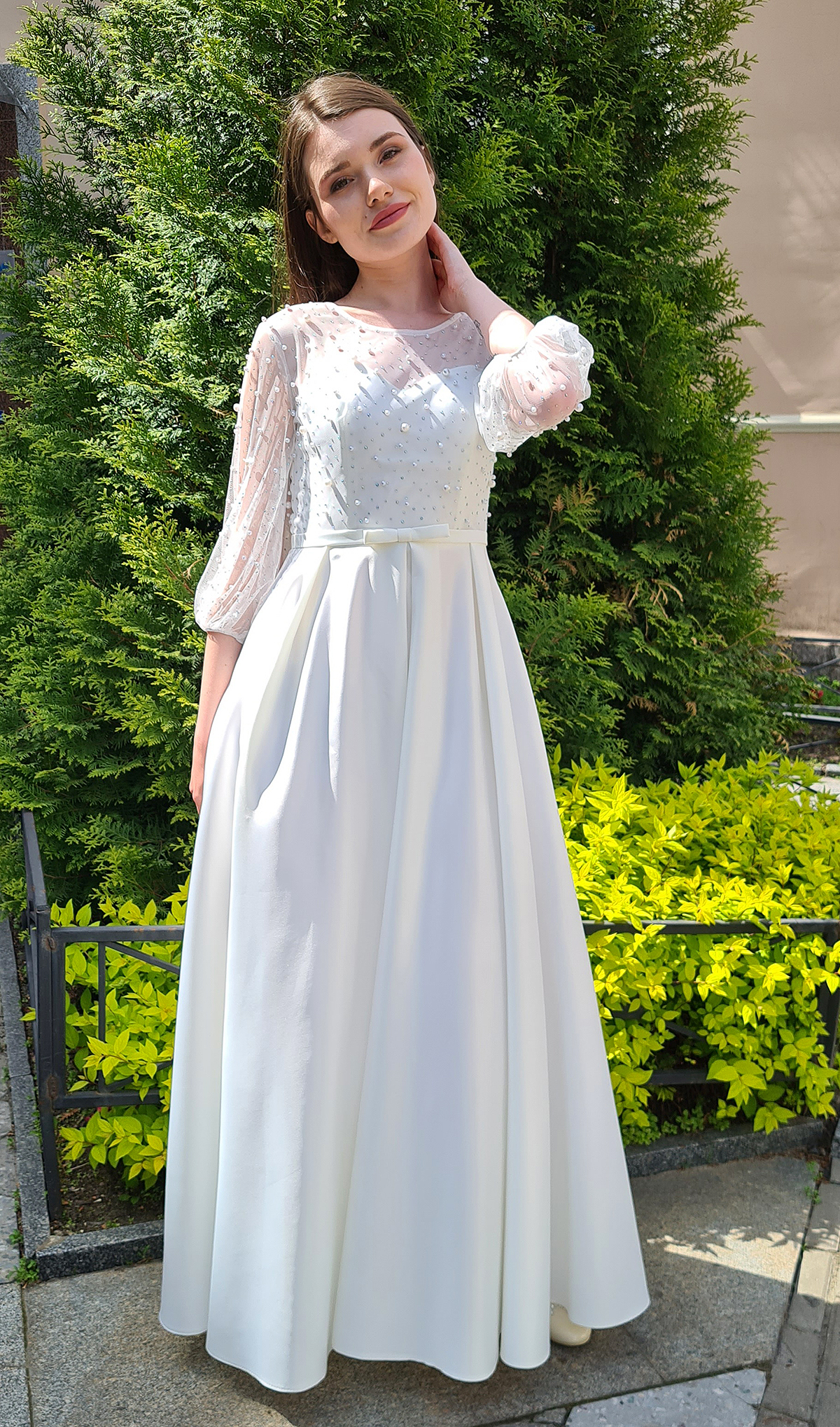 Свадебное платье А-силуэта Marisa