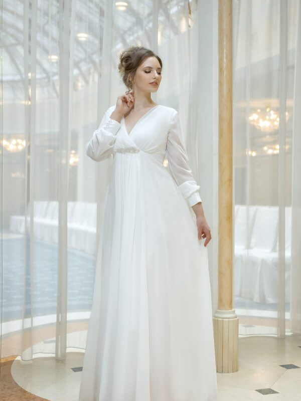 2j50y7s98yucc1833xu1gpu4a scaled Закрытое свадебное платье Ампир (в греческом стиле) Elen size