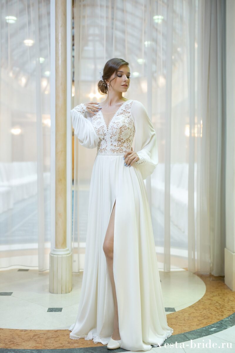 dp43i7dsv22i20cjd9m7c77y scaled Кружевное свадебное платье Ампир (в греческом стиле) Sindi