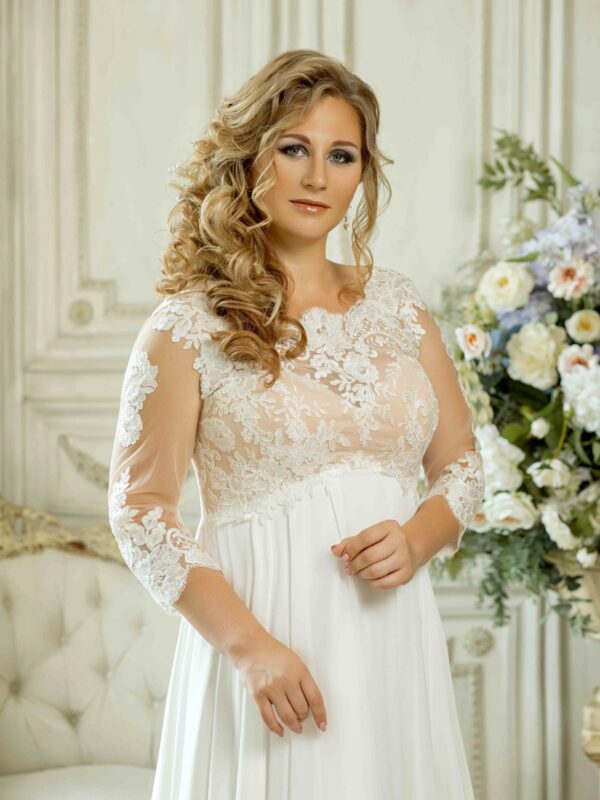 sx3hql16sfuy5wzoh1kv7wy scaled Закрытое свадебное платье с рукавом Meliya