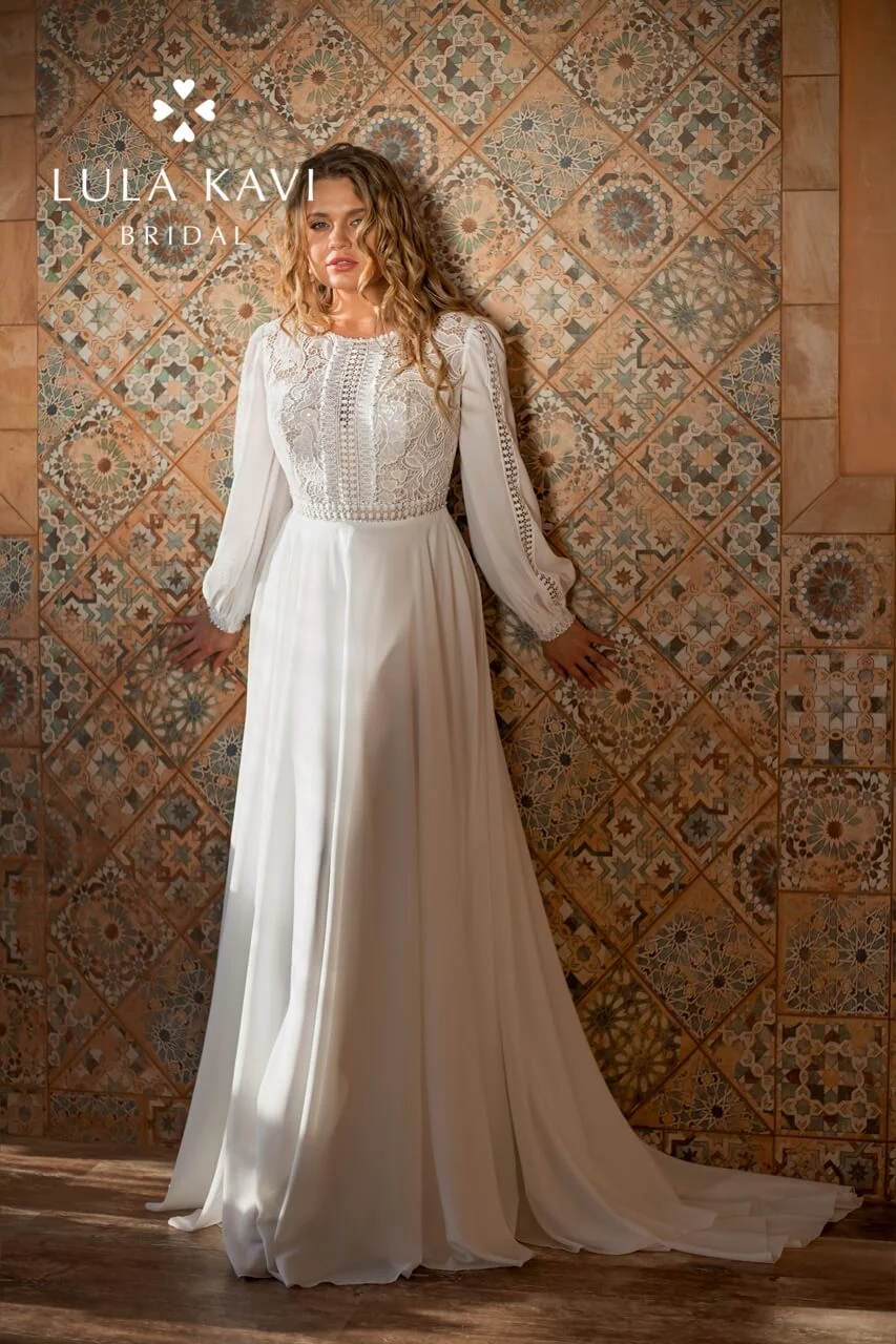 202 Кружевное свадебное платье Ампир (в греческом стиле) АРАБЕЛЛА