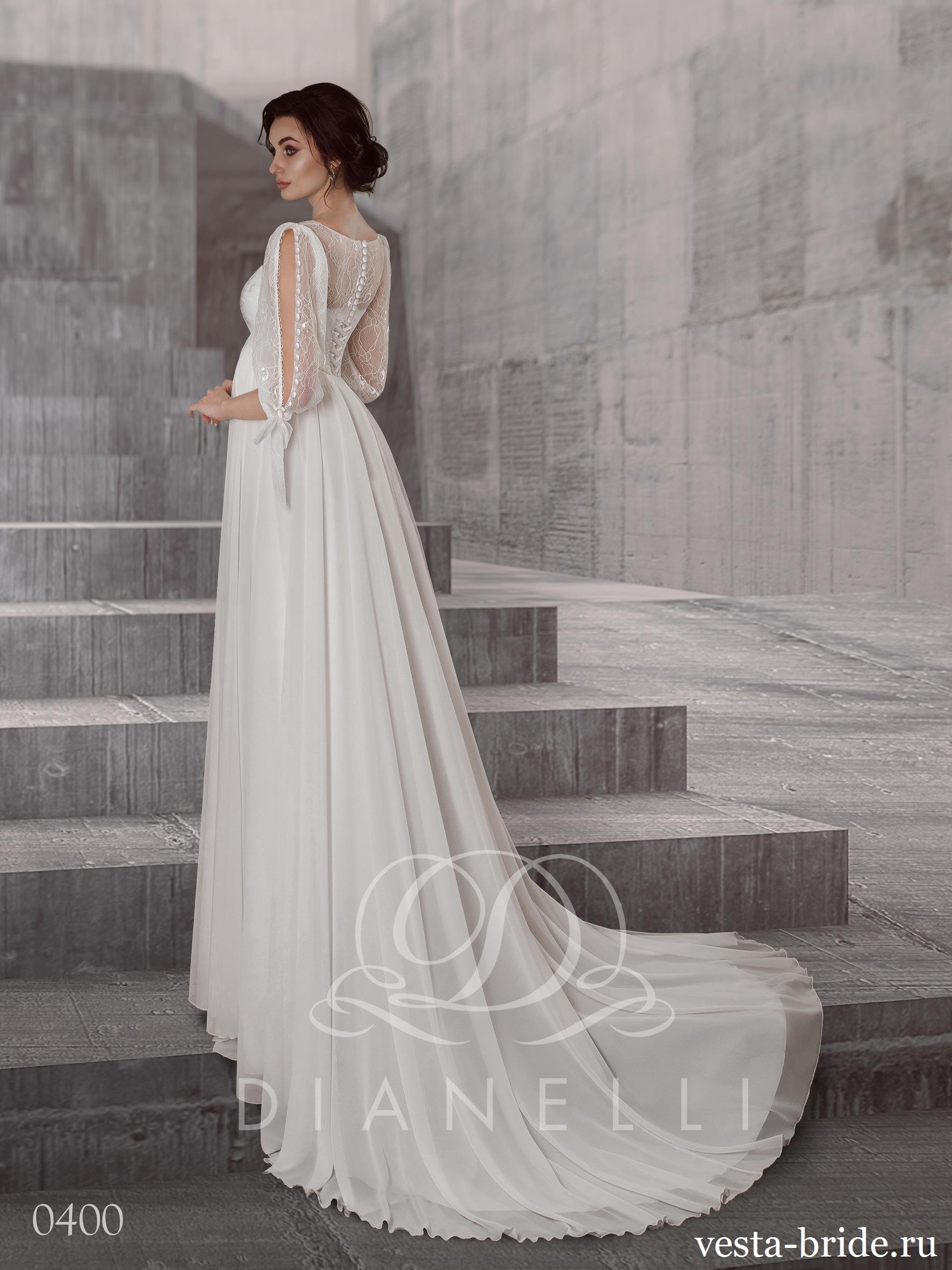 Lira204 Закрытое свадебное платье с рукавом Lira
