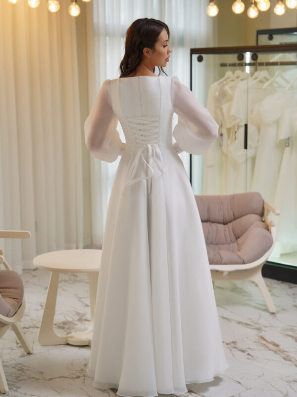 dsc02127 scaled Лаконичное свадебное платье "Лина"